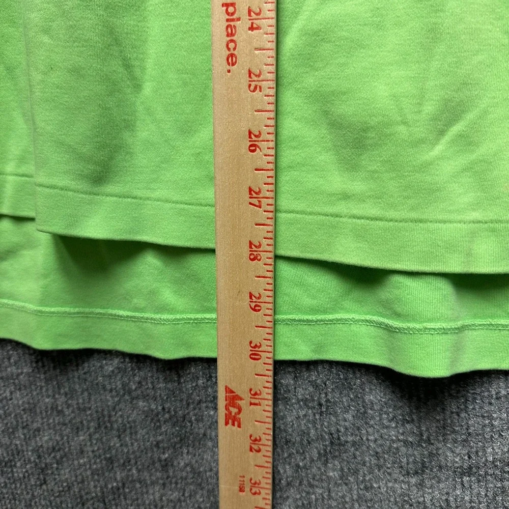 Polo Ralph Lauren Mens Lime Green Short Sleeve Cotton Polo Shirt Orange Pony M